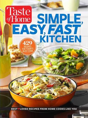 cover image of Taste of Home Simple, Easy, Fast Kitchen